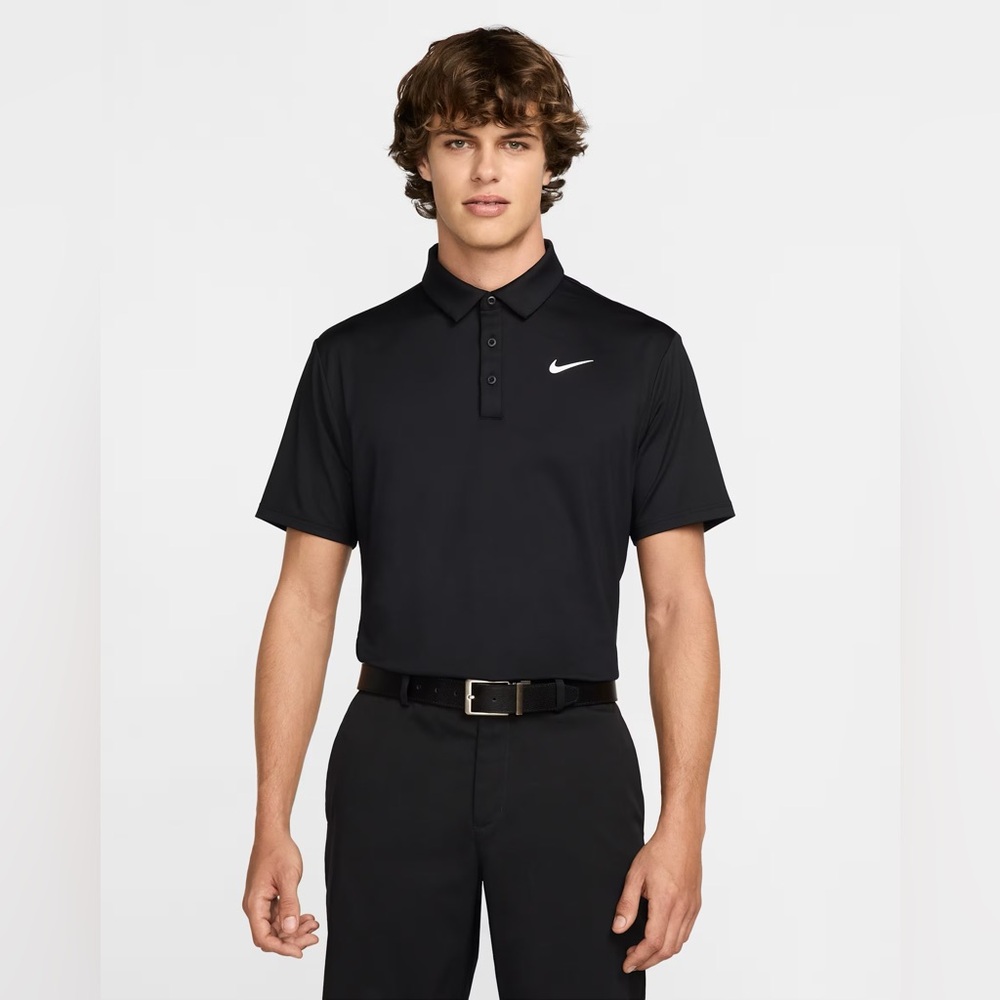 Nike Men's Dri-FIT Solid Golf Polo in Black Size XL NWT